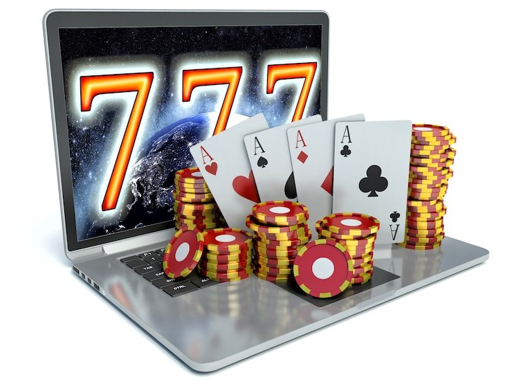 Live poker table interface with seat selection and chip display